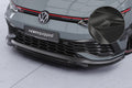 CSR Frontspoiler | Cup-Spoilerlippe mit ABE für VW Golf 8 (Typ CD) GTI Clubsport CSL711-C Carbon Look Hochglanz (keine Lackierung erforderlich)