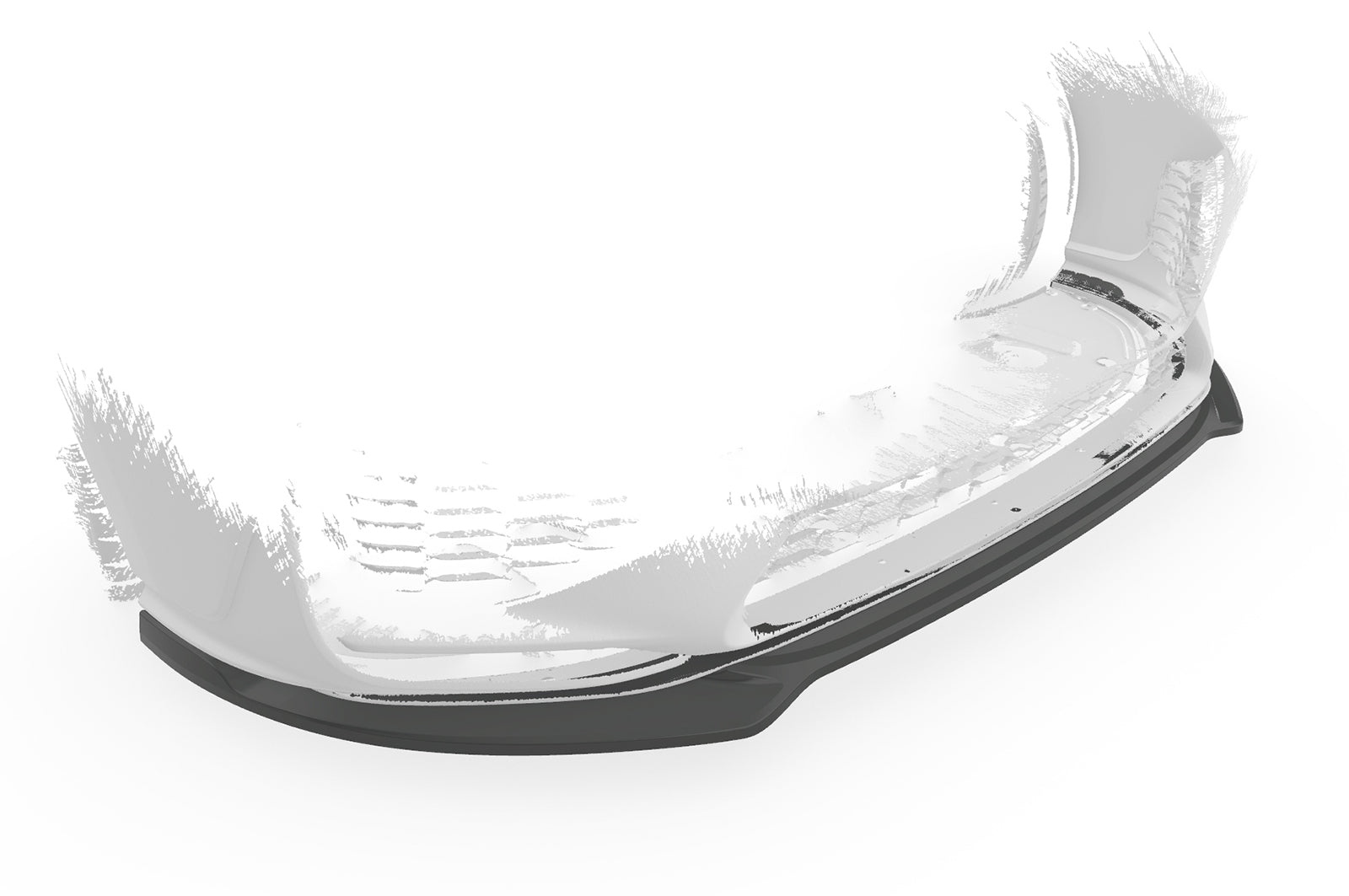 CSR Frontspoiler | Cup-Spoilerlippe mit ABE für Hyundai I30 (PD) N / N-Line CSL714-S Strukturiert schwarz matt (keine Lackierung erforderlich)