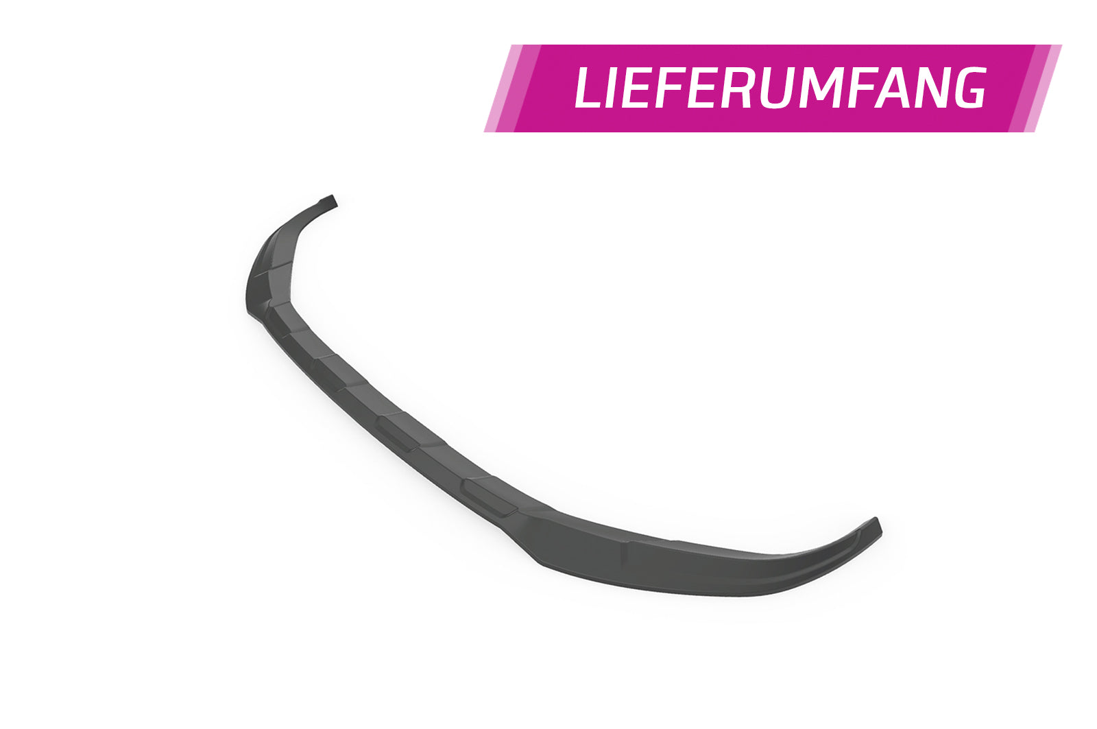 CSR Frontspoiler | Cup-Spoilerlippe mit ABE für VW Tiguan 2 (Typ AD) CSL717-L Unlackiert roh (Lackierung erforderlich)