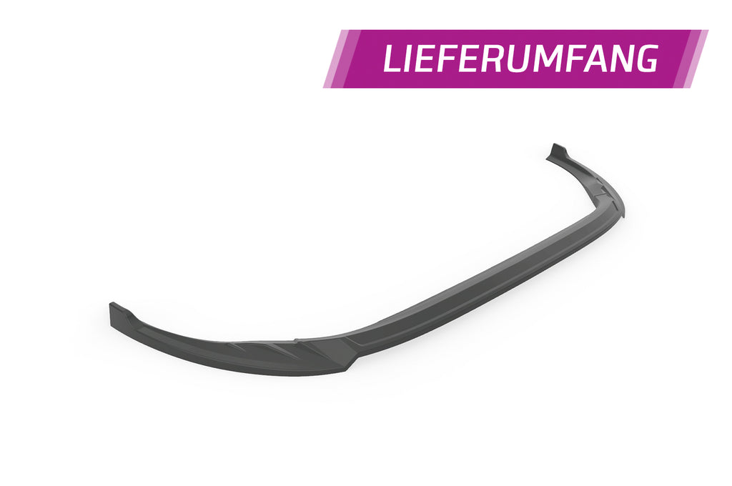 CSR Frontspoiler | Cup-Spoilerlippe mit ABE für Ford Tourneo Custom CSL718-G Glossy schwarz Hochglanz (keine Lackierung erforderlich)
