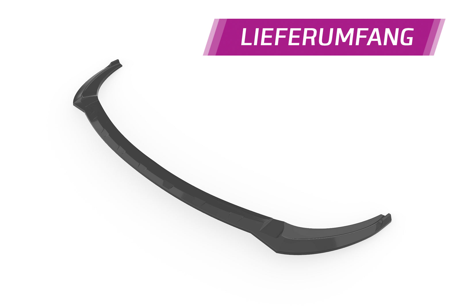 CSR Frontspoiler | Cup-Spoilerlippe mit ABE für Hyundai Veloster MK1 Turbo CSL719-L Unlackiert roh (Lackierung erforderlich)