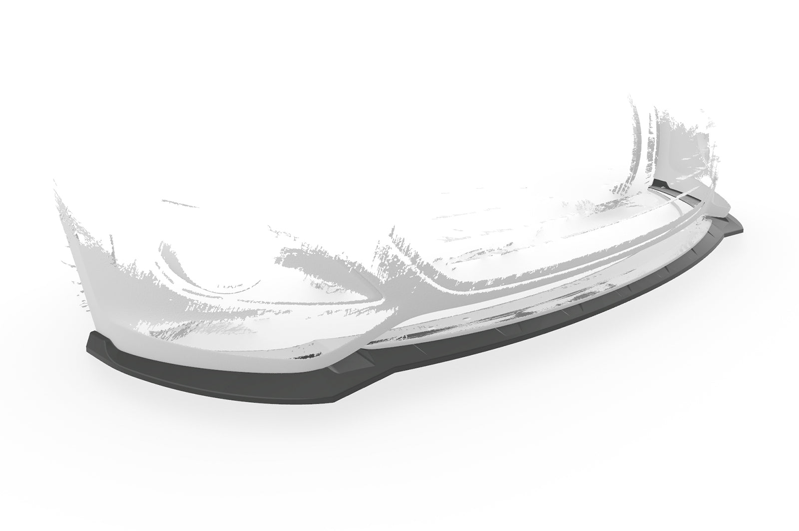 CSR Frontspoiler | Cup-Spoilerlippe mit ABE für Hyundai Veloster MK1 Turbo CSL719-C Carbon Look Hochglanz (keine Lackierung erforderlich)