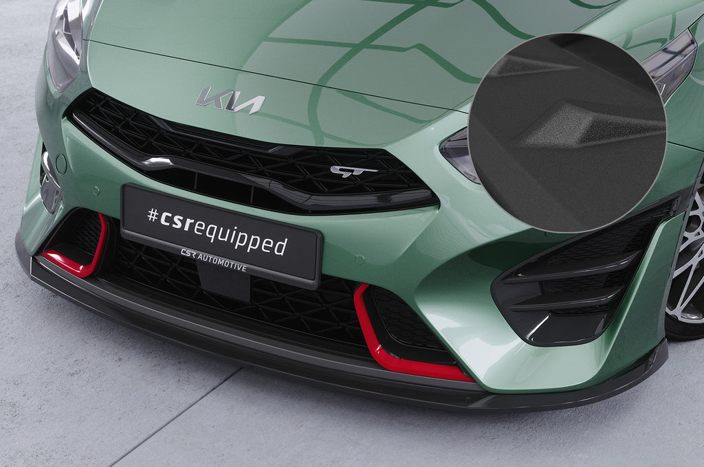 CSR Frontspoiler | Cup-Spoilerlippe mit ABE für Kia ProCeed (CD) GT CSL720-S Strukturiert schwarz matt (keine Lackierung erforderlich)