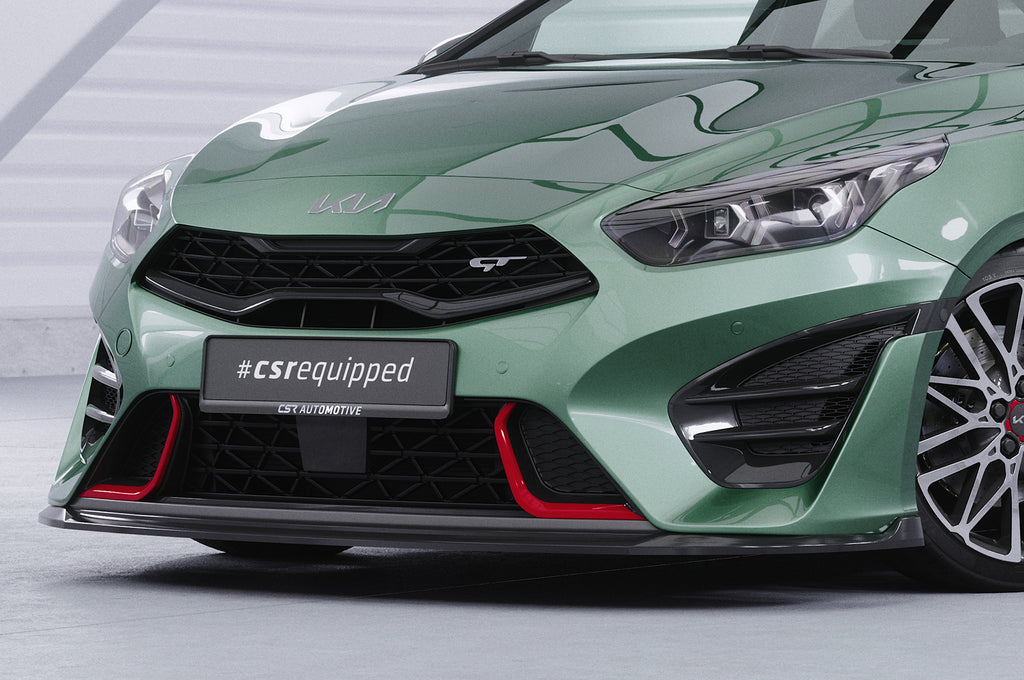 CSR Frontspoiler | Cup-Spoilerlippe mit ABE für Kia ProCeed (CD) GT CSL720-L Unlackiert roh (Lackierung erforderlich)