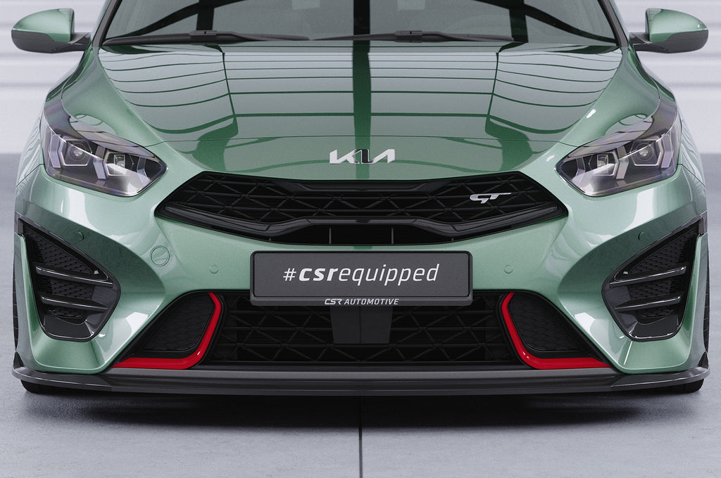 CSR Frontspoiler | Cup-Spoilerlippe mit ABE für Kia ProCeed (CD) GT CSL720-S Strukturiert schwarz matt (keine Lackierung erforderlich)