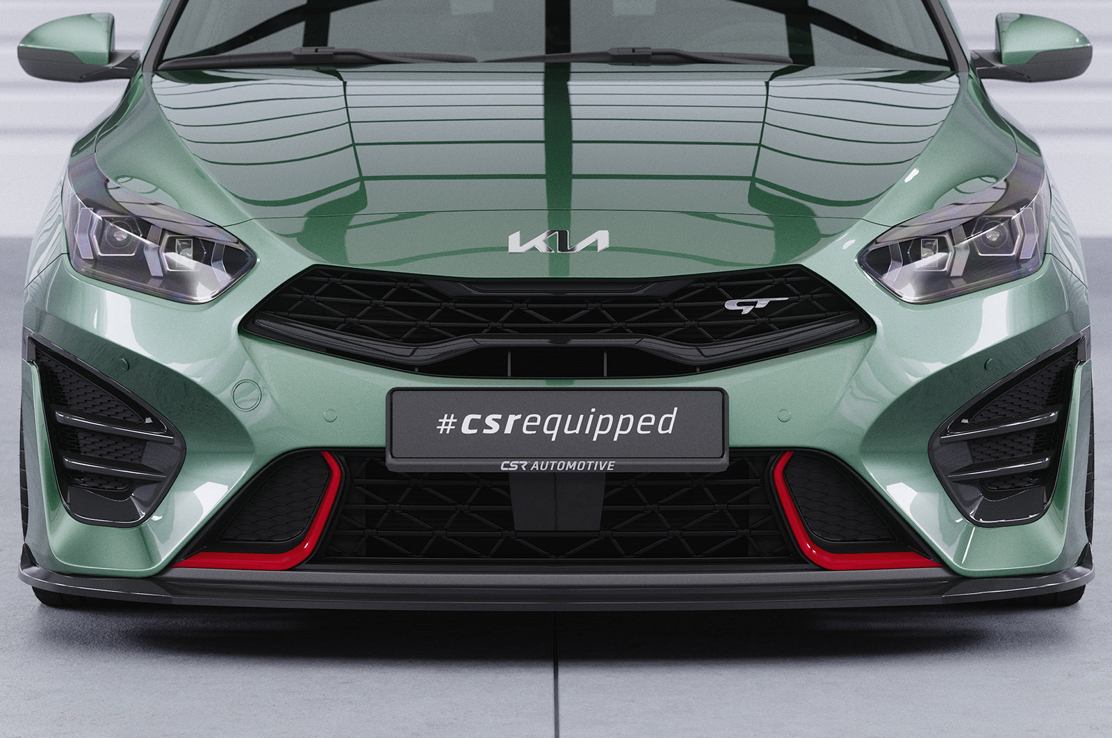 CSR Frontspoiler | Cup-Spoilerlippe mit ABE für Kia ProCeed (CD) GT CSL720-S Strukturiert schwarz matt (keine Lackierung erforderlich)