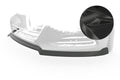 CSR Frontspoiler | Cup-Spoilerlippe mit ABE für Hyundai I40 (VF) CSL721-C Carbon Look Hochglanz (keine Lackierung erforderlich)