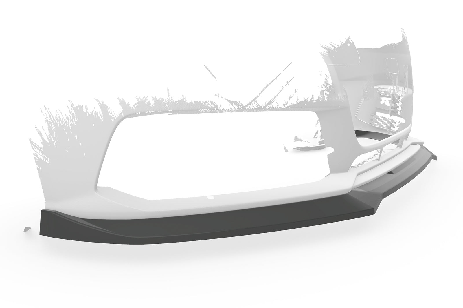 CSR Frontspoiler | Cup-Spoilerlippe mit ABE für Audi A4 B8 (Typ 8K) CSL723-G Glossy schwarz Hochglanz (keine Lackierung erforderlich)