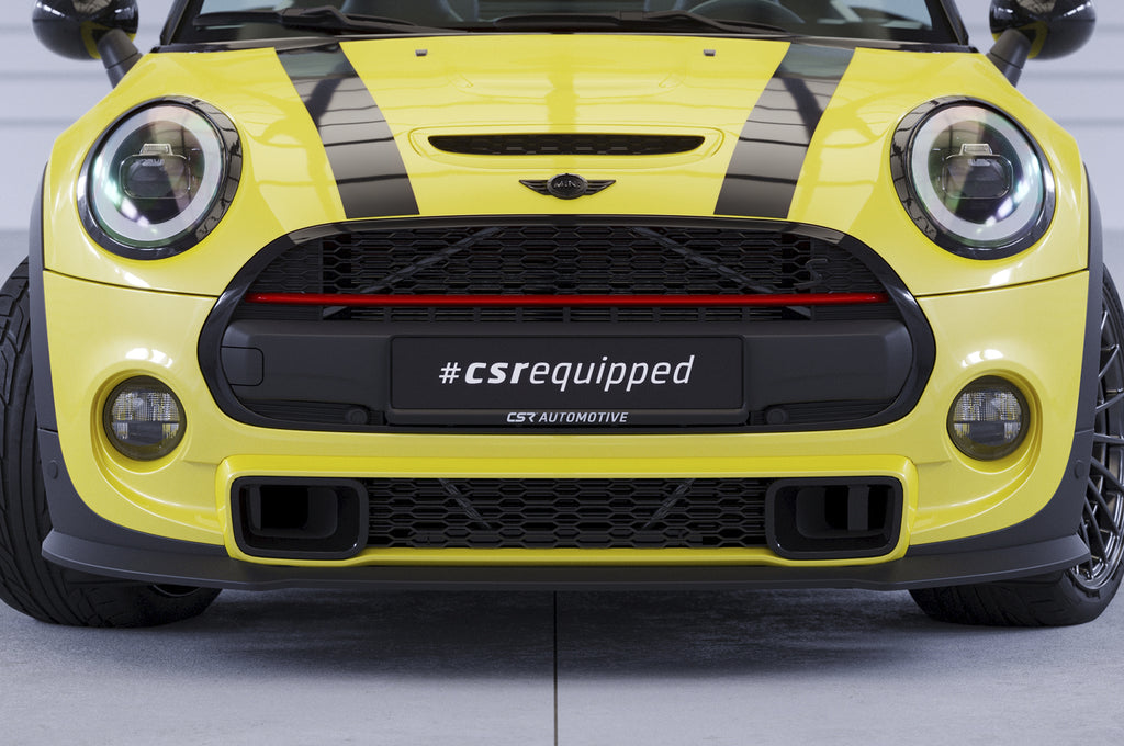 CSR Frontspoiler | Cup-Spoilerlippe mit ABE für Mini F55/F56/F57 Cooper S CSL724-C Carbon Look Hochglanz (keine Lackierung erforderlich)