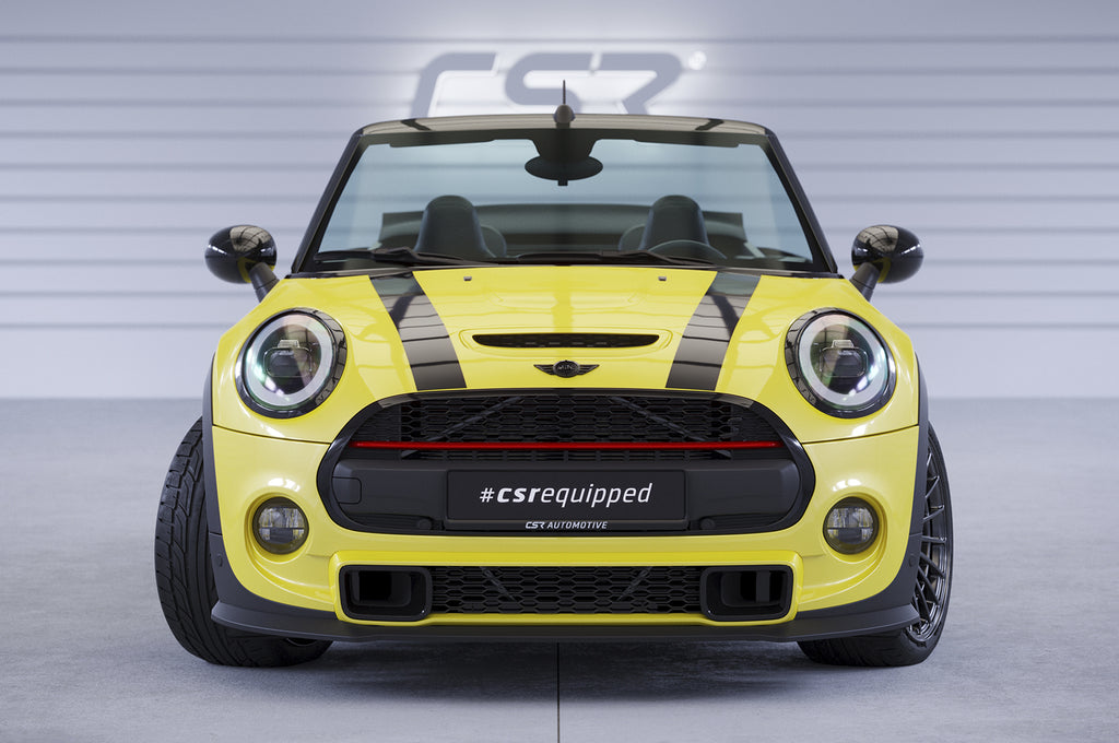 CSR Frontspoiler | Cup-Spoilerlippe mit ABE für Mini F55/F56/F57 Cooper S CSL724-C Carbon Look Hochglanz (keine Lackierung erforderlich)