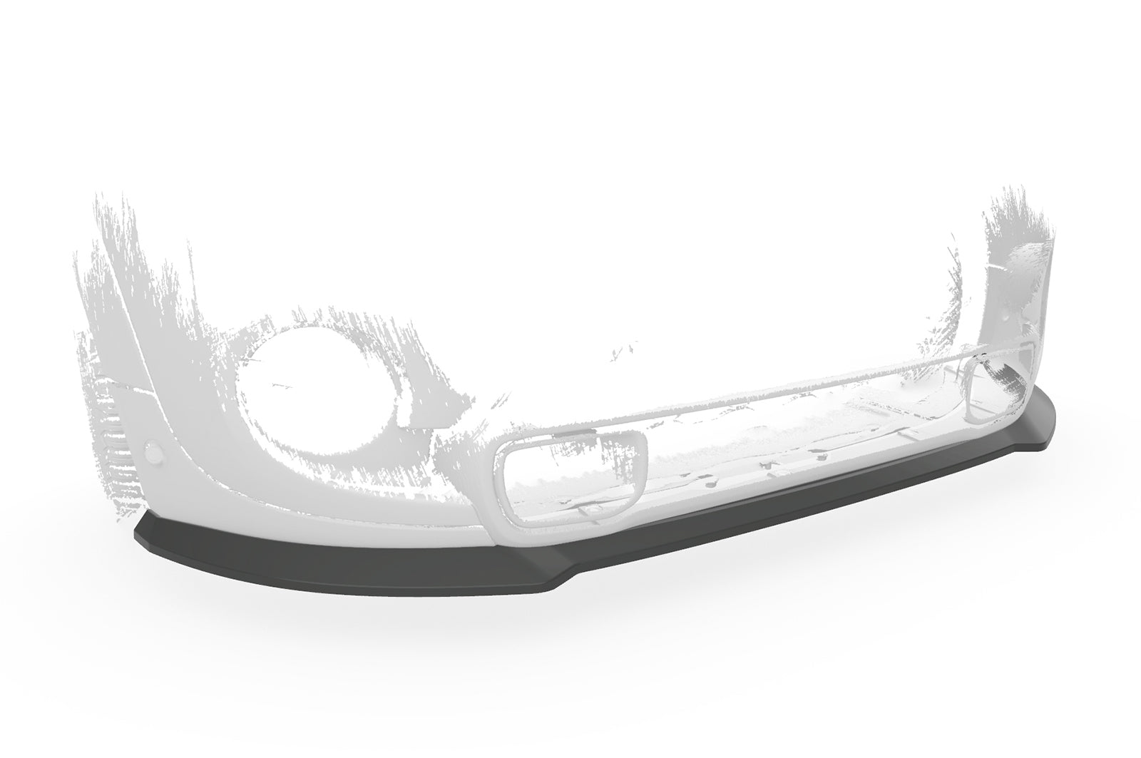 CSR Frontspoiler | Cup-Spoilerlippe mit ABE für Mini F55/F56/F57 Cooper S CSL724-C Carbon Look Hochglanz (keine Lackierung erforderlich)