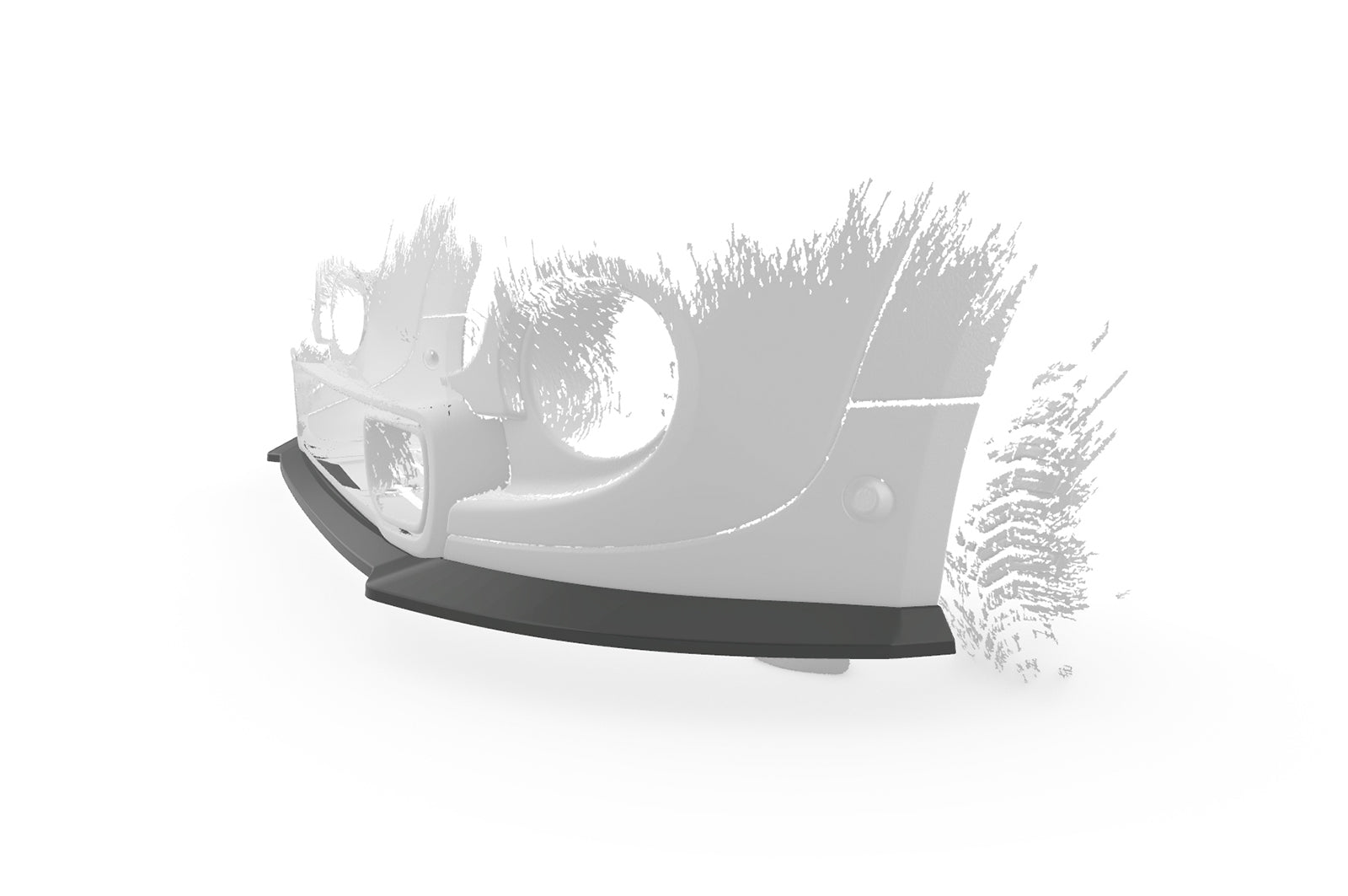 CSR Frontspoiler | Cup-Spoilerlippe mit ABE für Mini F55/F56/F57 Cooper S CSL724-C Carbon Look Hochglanz (keine Lackierung erforderlich)