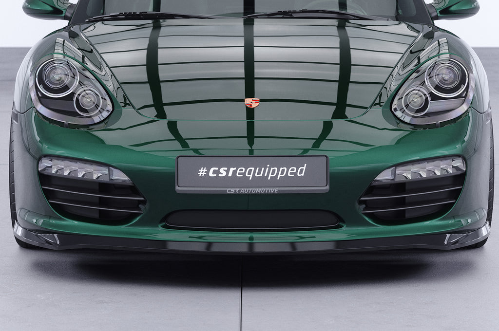 CSR Frontspoiler | Cup-Spoilerlippe mit ABE für Porsche 987 Boxster CSL725-L Unlackiert roh (Lackierung erforderlich)