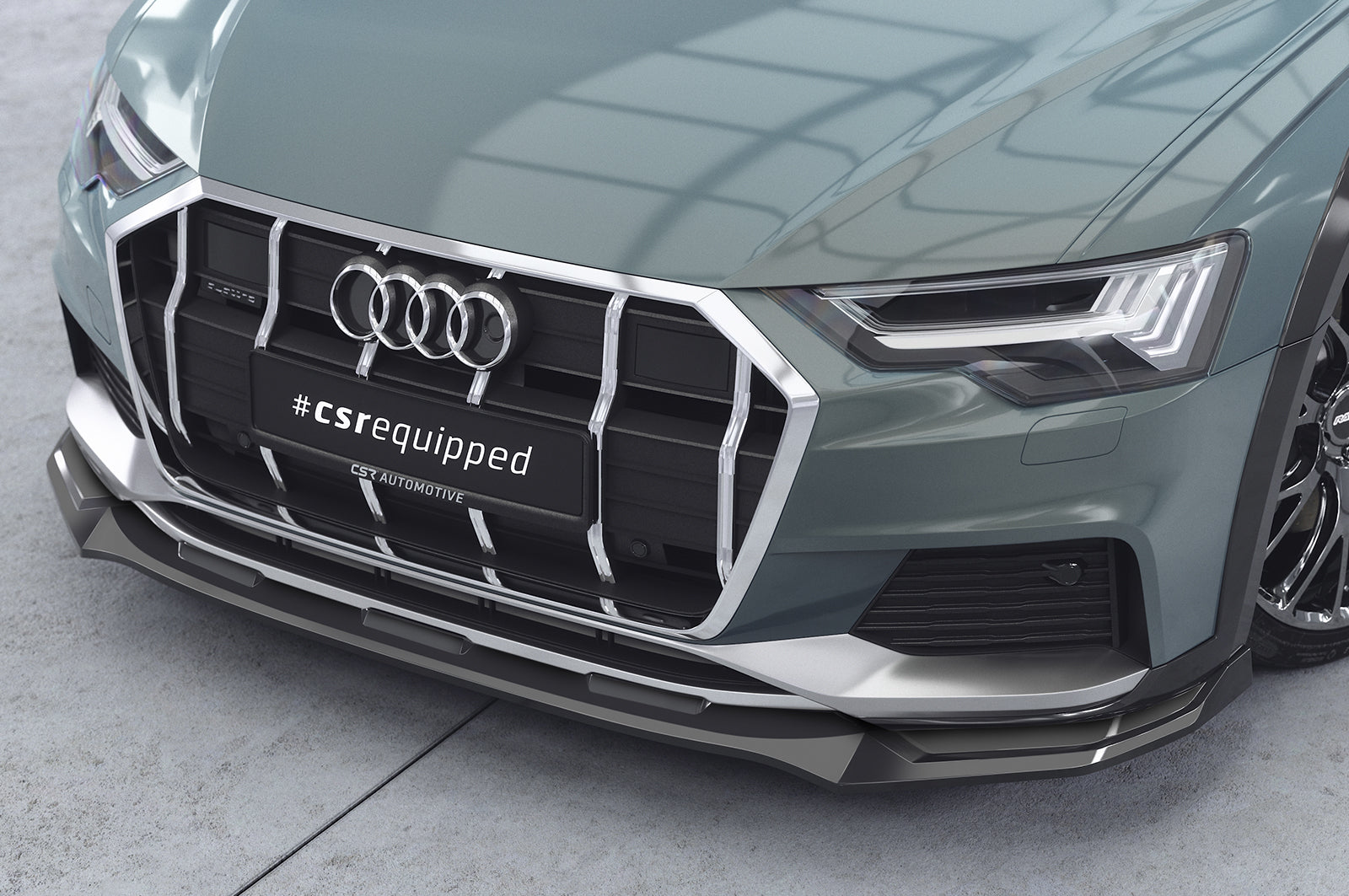 CSR Frontspoiler | Cup-Spoilerlippe mit ABE für Audi A6 C8 (Typ 4K/F2) Allroad CSL726