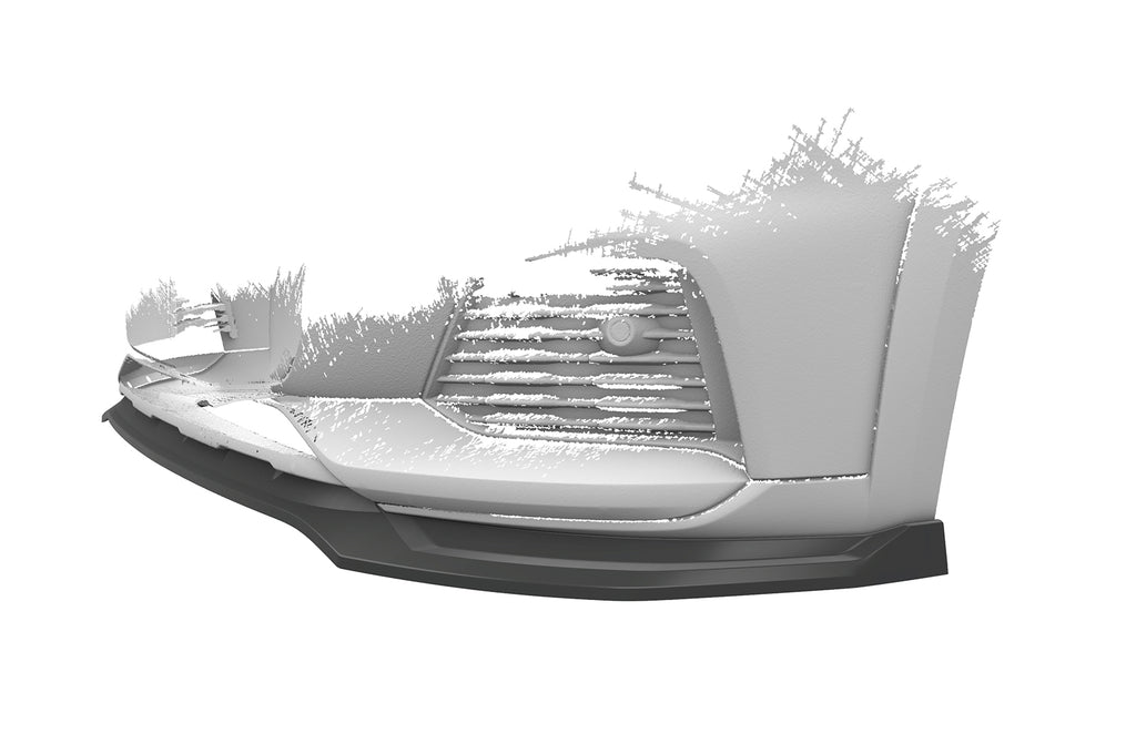 CSR Frontspoiler | Cup-Spoilerlippe mit ABE für Audi A6 C8 (Typ 4K/F2) Allroad CSL726-L Unlackiert roh (Lackierung erforderlich)