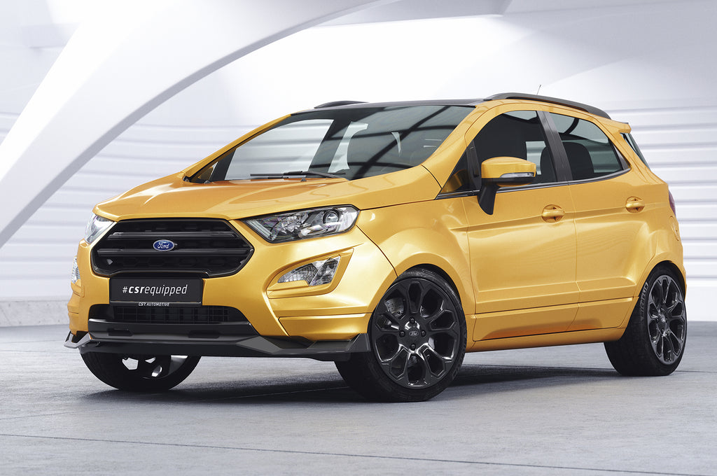 CSR Frontspoiler | Cup-Spoilerlippe mit ABE für Ford EcoSport MK2 CSL731-L Unlackiert roh (Lackierung erforderlich)