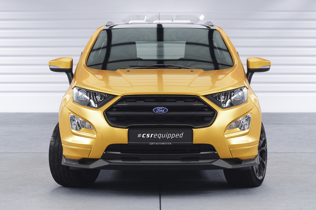 CSR Frontspoiler | Cup-Spoilerlippe mit ABE für Ford EcoSport MK2 CSL731-L Unlackiert roh (Lackierung erforderlich)