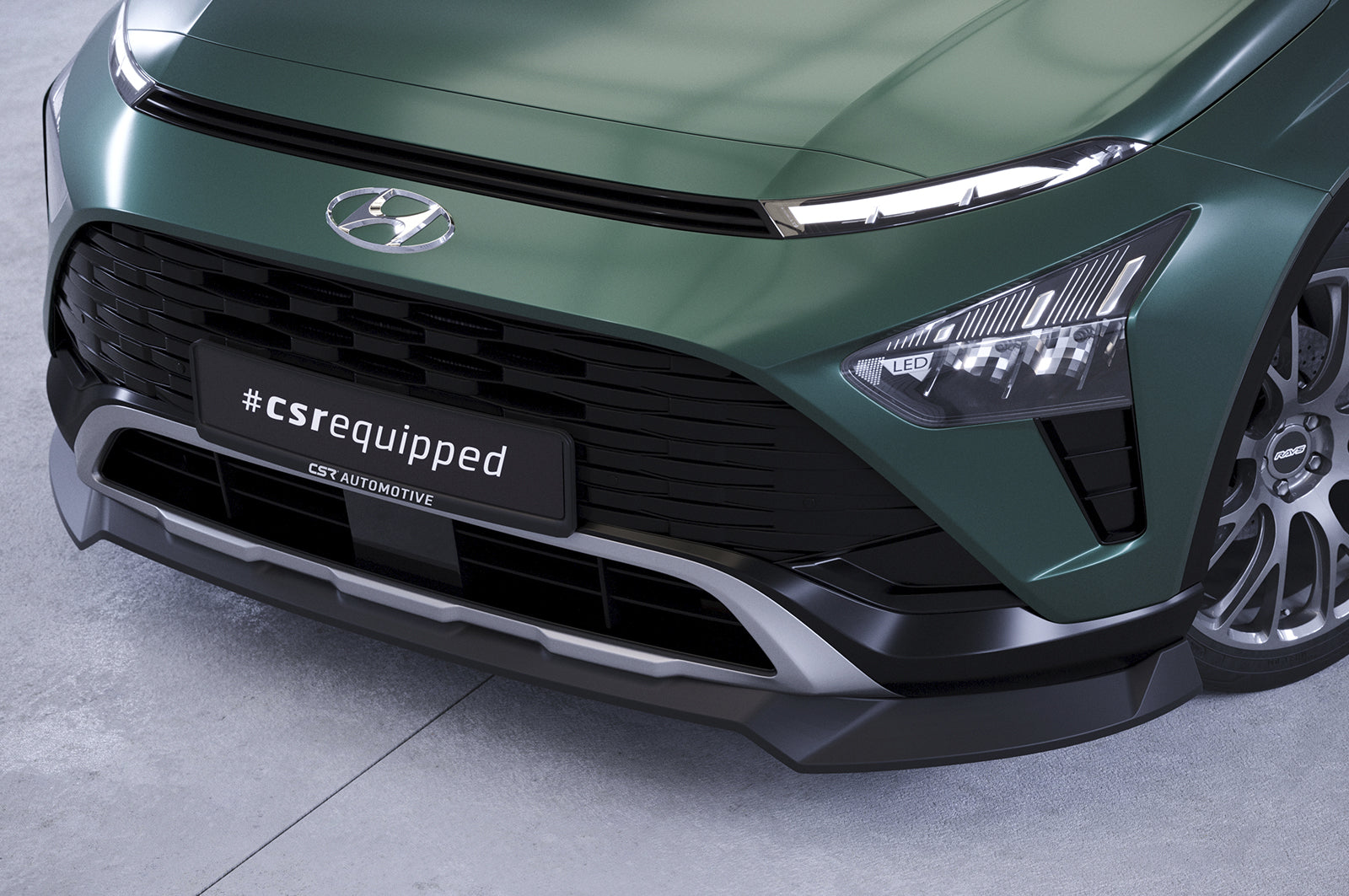 CSR Frontspoiler | Cup-Spoilerlippe mit ABE für Hyundai Bayon CSL733