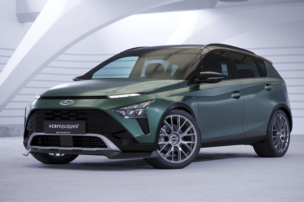 CSR Frontspoiler | Cup-Spoilerlippe mit ABE für Hyundai Bayon CSL733-L Unlackiert roh (Lackierung erforderlich)