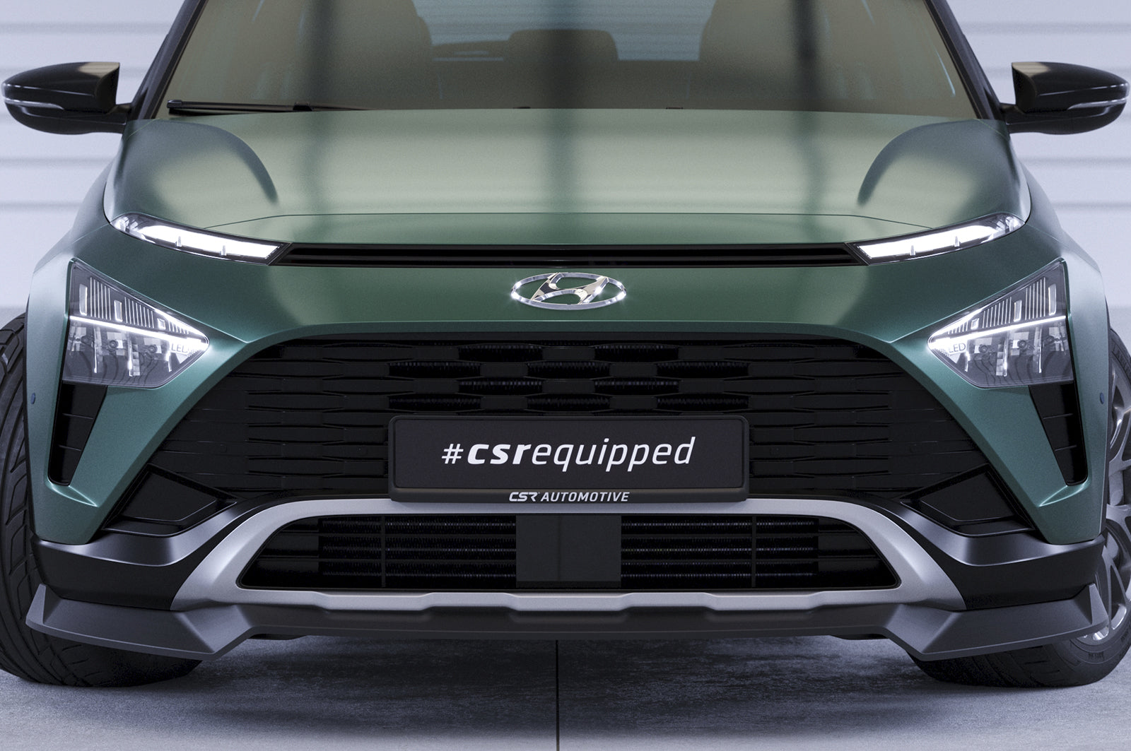 CSR Frontspoiler | Cup-Spoilerlippe mit ABE für Hyundai Bayon CSL733-L Unlackiert roh (Lackierung erforderlich)