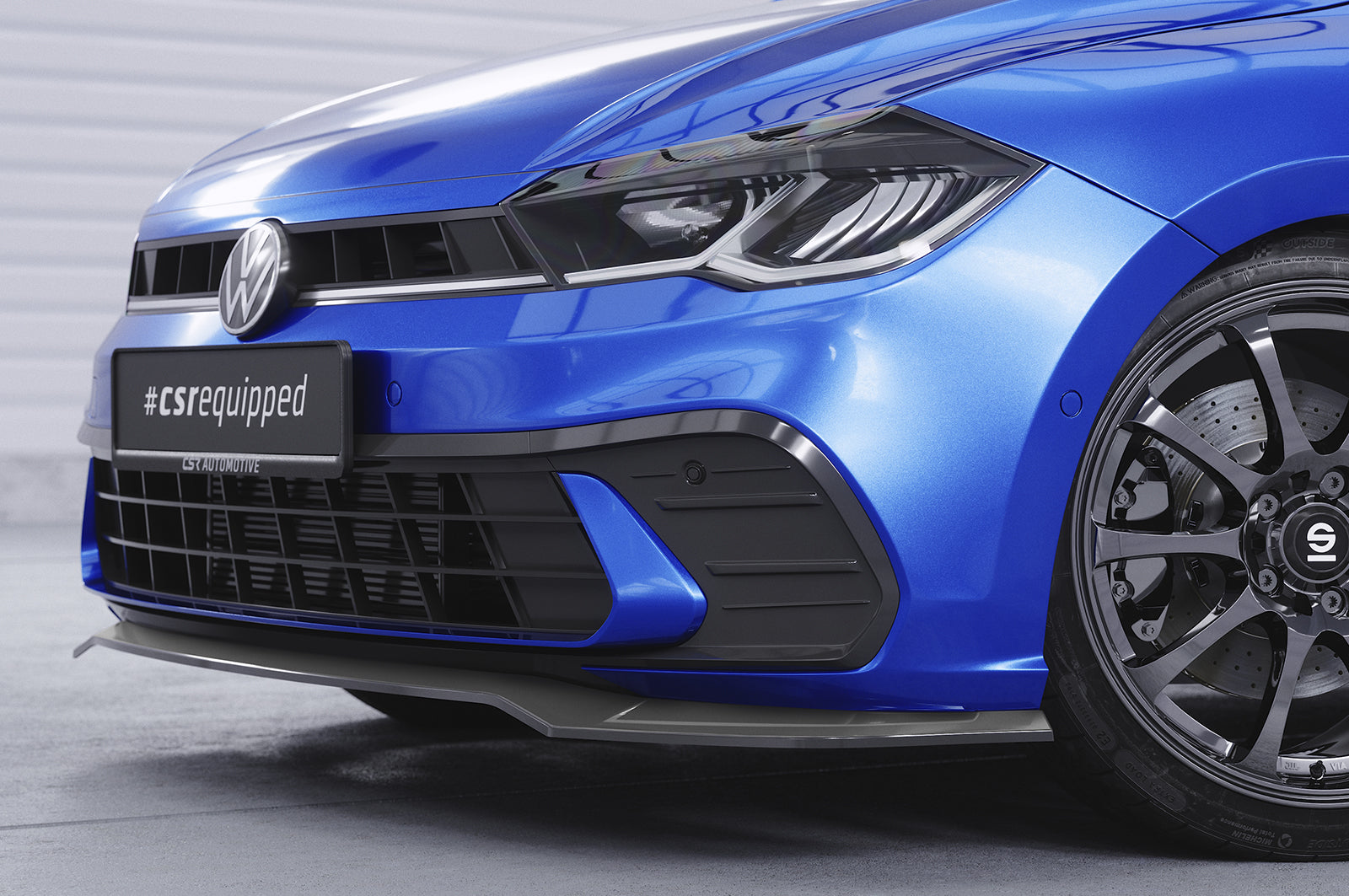 CSR Frontspoiler | Cup-Spoilerlippe mit ABE für VW Polo 6 2G (Typ AW) CSL735