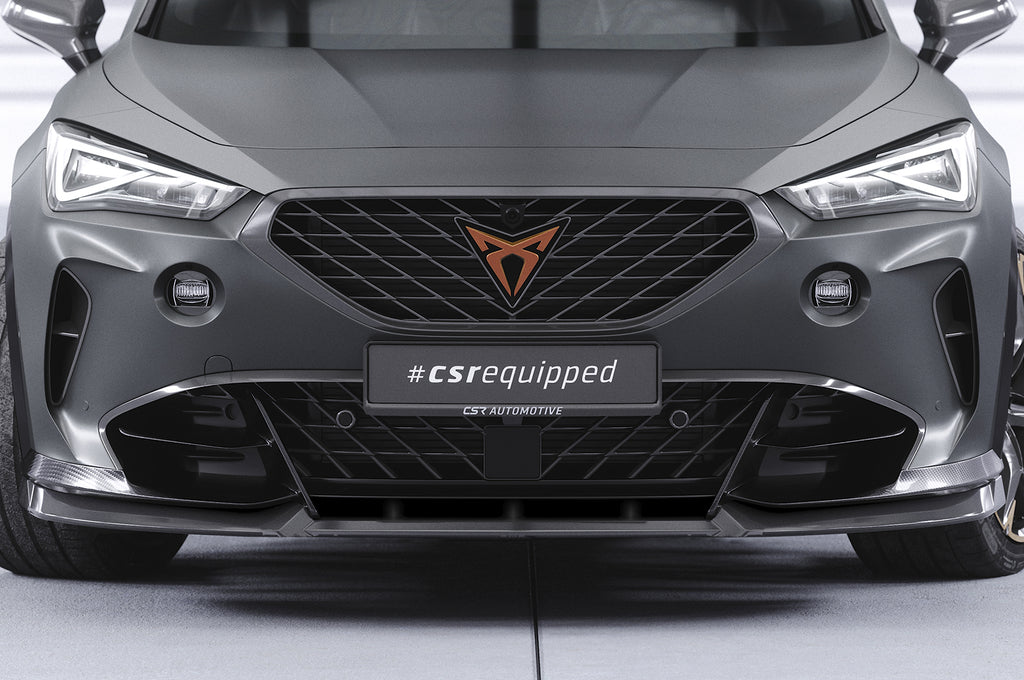 CSR Frontspoiler | Cup-Spoilerlippe mit ABE für Cupra Formentor VZ5 CSL738-G Glossy schwarz Hochglanz (keine Lackierung erforderlich)