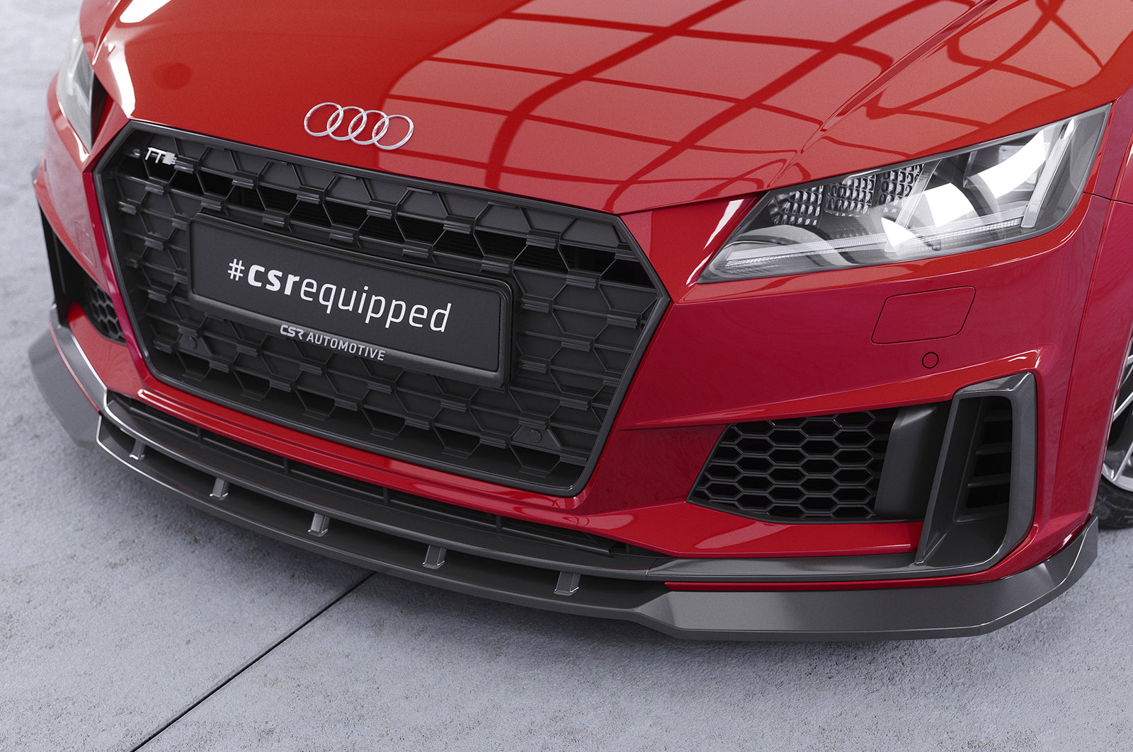 CSR Frontspoiler | Cup-Spoilerlippe mit ABE für Audi TT FV/8S S-Line / TTS FV/8S CSL739