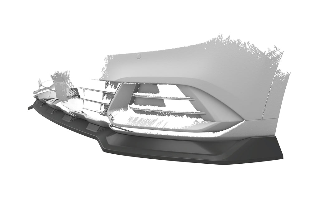 CSR Frontspoiler | Cup-Spoilerlippe mit ABE für Kia Sportage (NQ5) CSL740-C Carbon Look Hochglanz (keine Lackierung erforderlich)