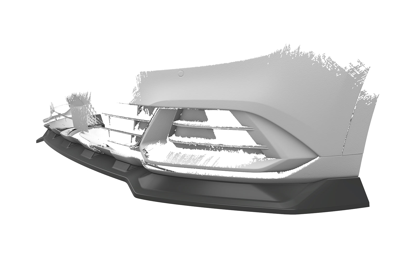 CSR Frontspoiler | Cup-Spoilerlippe mit ABE für Kia Sportage (NQ5) CSL740-C Carbon Look Hochglanz (keine Lackierung erforderlich)