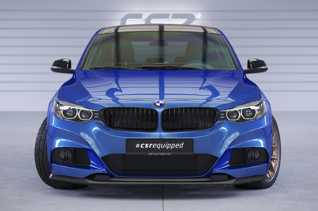 CSR Frontspoiler | Cup-Spoilerlippe mit ABE für BMW 3er F34 Gran Turismo CSL741-G Glossy schwarz Hochglanz (keine Lackierung erforderlich)