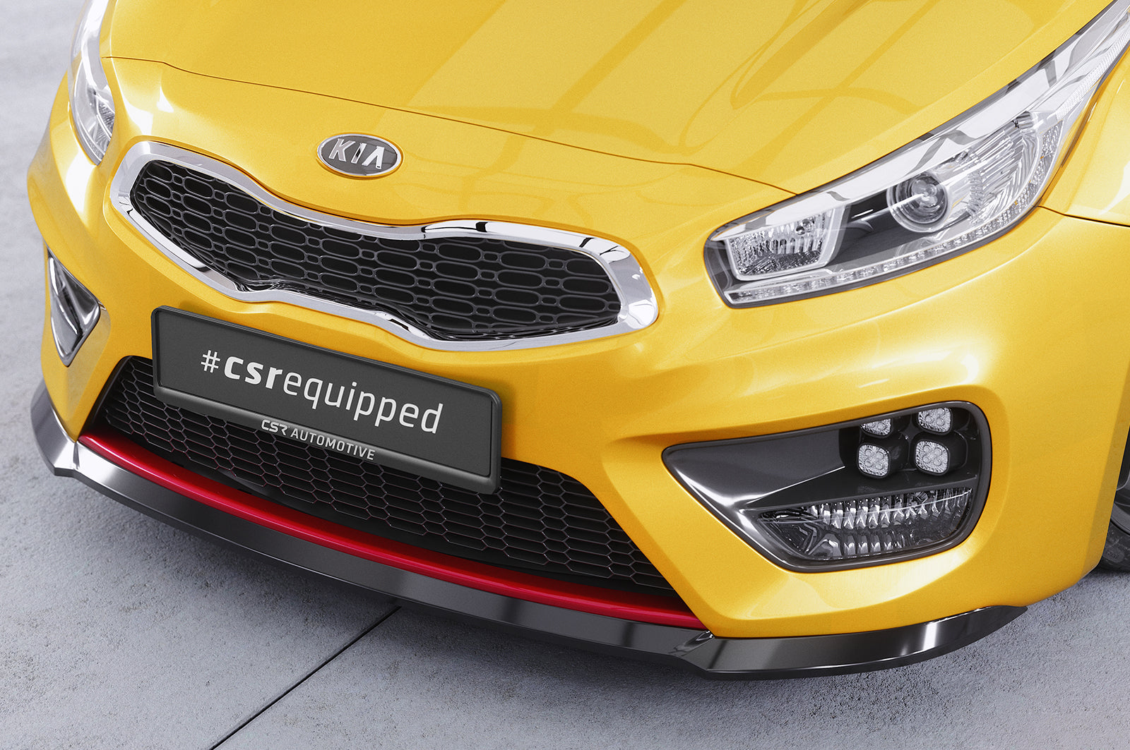 CSR Frontspoiler | Cup-Spoilerlippe mit ABE für Kia Ceed (JD) GT/ Pro Ceed (JD) GT CSL743