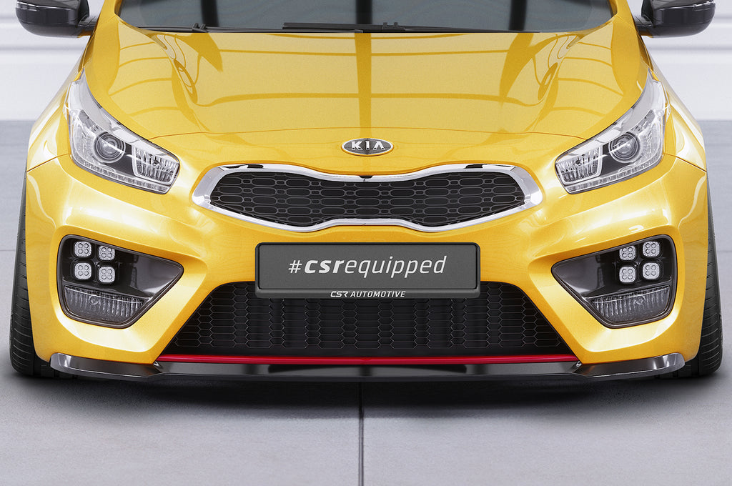 CSR Frontspoiler | Cup-Spoilerlippe mit ABE für Kia Ceed (JD) GT/ Pro Ceed (JD) GT CSL743