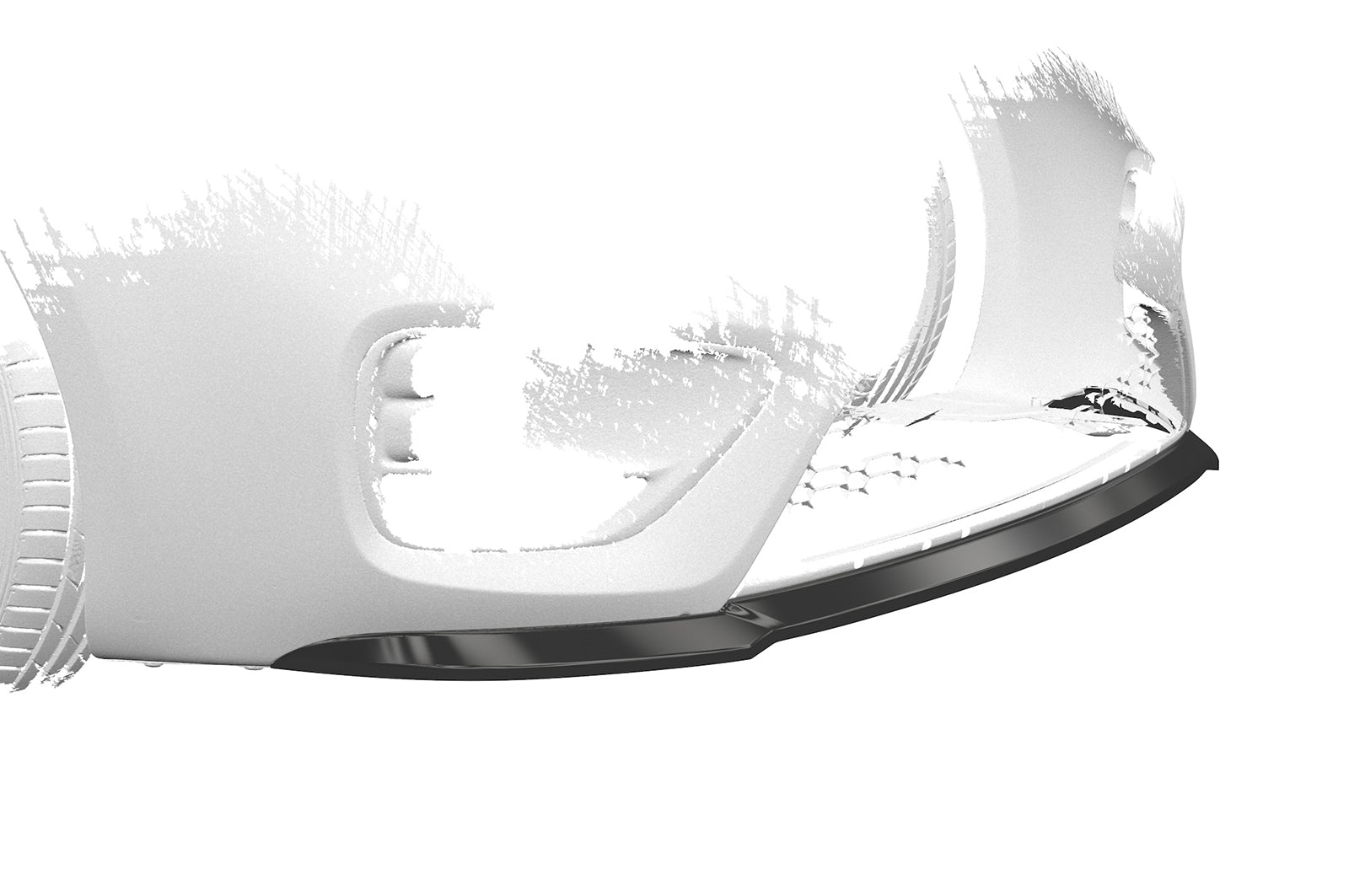 CSR Frontspoiler | Cup-Spoilerlippe mit ABE für Kia Ceed (JD) GT/ Pro Ceed (JD) GT CSL743-G Glossy schwarz Hochglanz (keine Lackierung erforderlich)