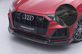 CSR Frontspoiler | Cup-Spoilerlippe mit ABE für Audi Q7 (4M) S-Line / SQ7 (4M) CSL744-C Carbon Look Hochglanz (keine Lackierung erforderlich)