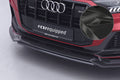 CSR Frontspoiler | Cup-Spoilerlippe mit ABE für Audi Q7 4M S-Line / SQ7 4M CSL748-C Carbon Look Hochglanz (keine Lackierung erforderlich)
