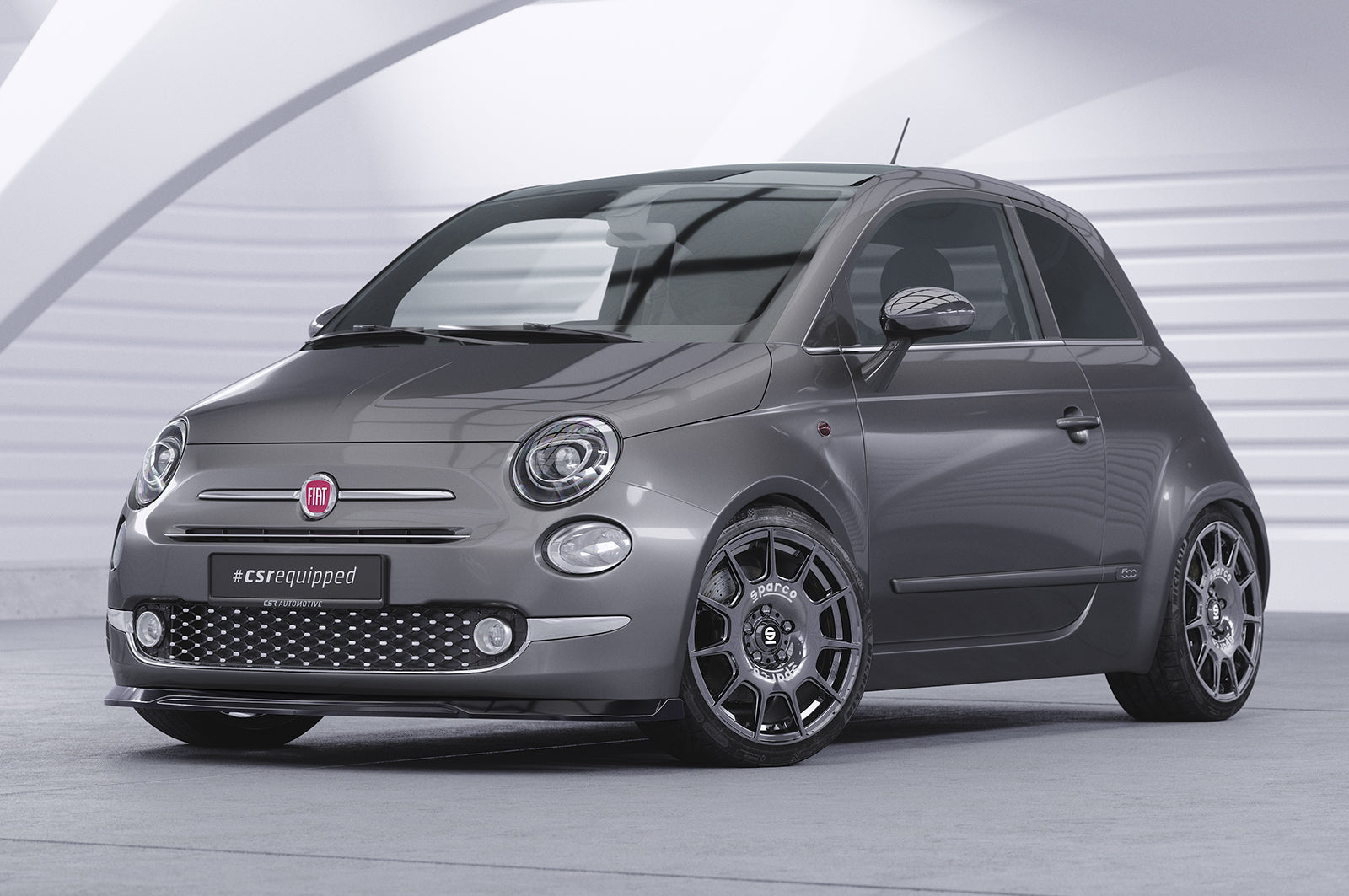 CSR Frontspoiler | Cup-Spoilerlippe mit ABE für Fiat 500 CSL749
