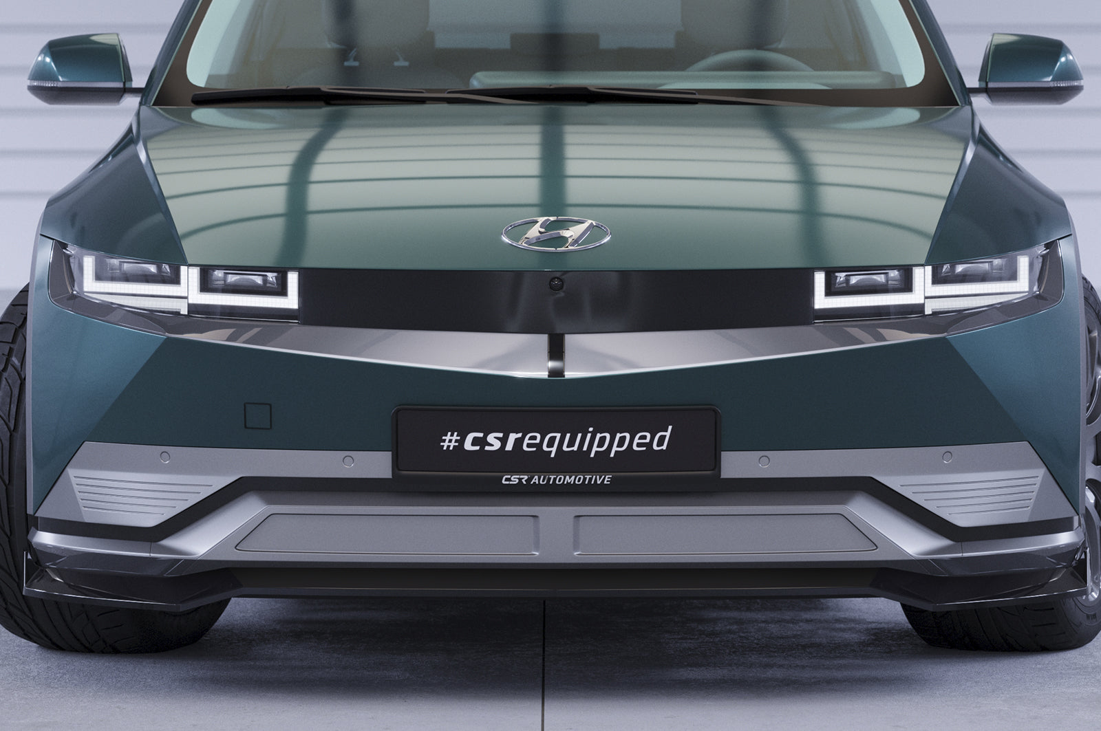CSR Frontspoiler | Cup-Spoilerlippe mit ABE für Hyundai Ioniq 5 CSL750-L Unlackiert roh (Lackierung erforderlich)