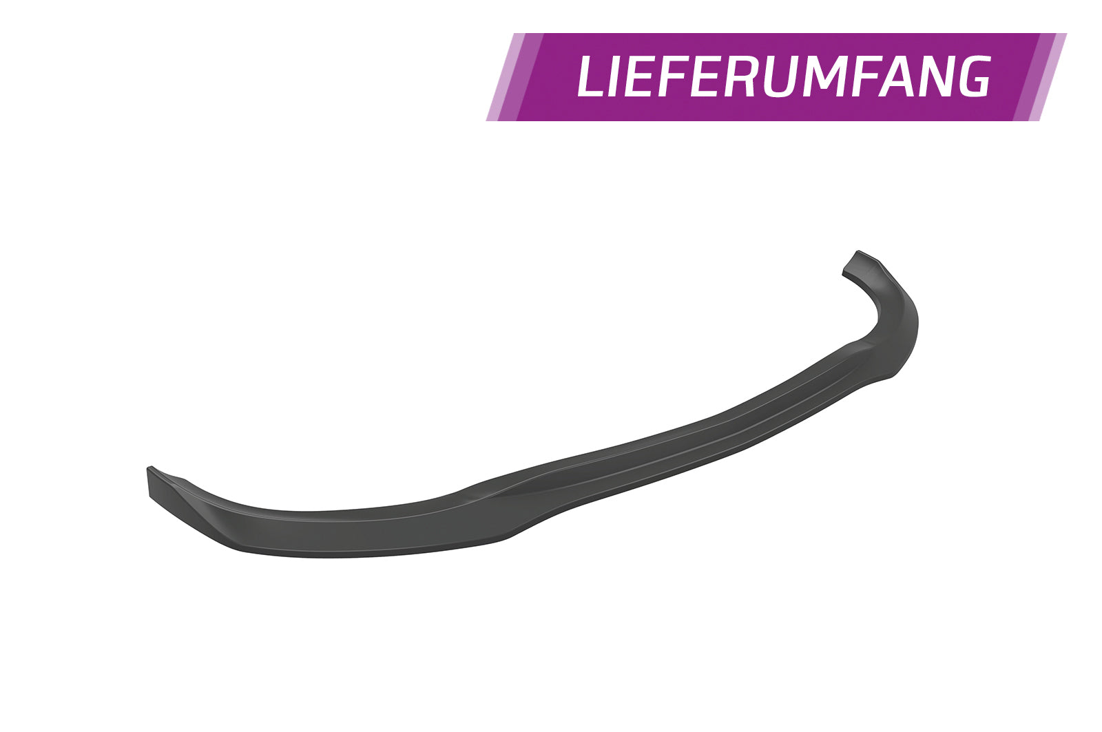 CSR Frontspoiler | Cup-Spoilerlippe mit ABE für Mercedes-Benz E-Klasse (W212/S212) CSL751-G Glossy schwarz Hochglanz (keine Lackierung erforderlich)