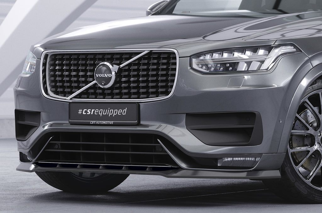 CSR Frontspoiler | Cup-Spoilerlippe mit ABE für Volvo XC 90 (2. Gen) CSL752-C Carbon Look Hochglanz (keine Lackierung erforderlich)
