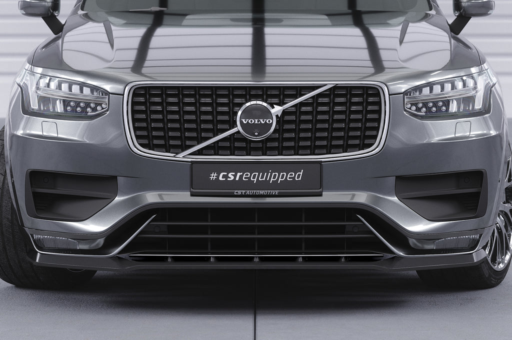 CSR Frontspoiler | Cup-Spoilerlippe mit ABE für Volvo XC 90 (2. Gen) CSL752-C Carbon Look Hochglanz (keine Lackierung erforderlich)