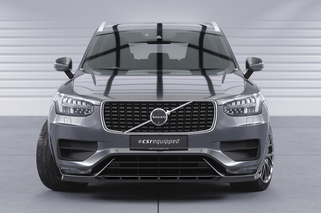 CSR Frontspoiler | Cup-Spoilerlippe mit ABE für Volvo XC 90 (2. Gen) CSL752-C Carbon Look Hochglanz (keine Lackierung erforderlich)