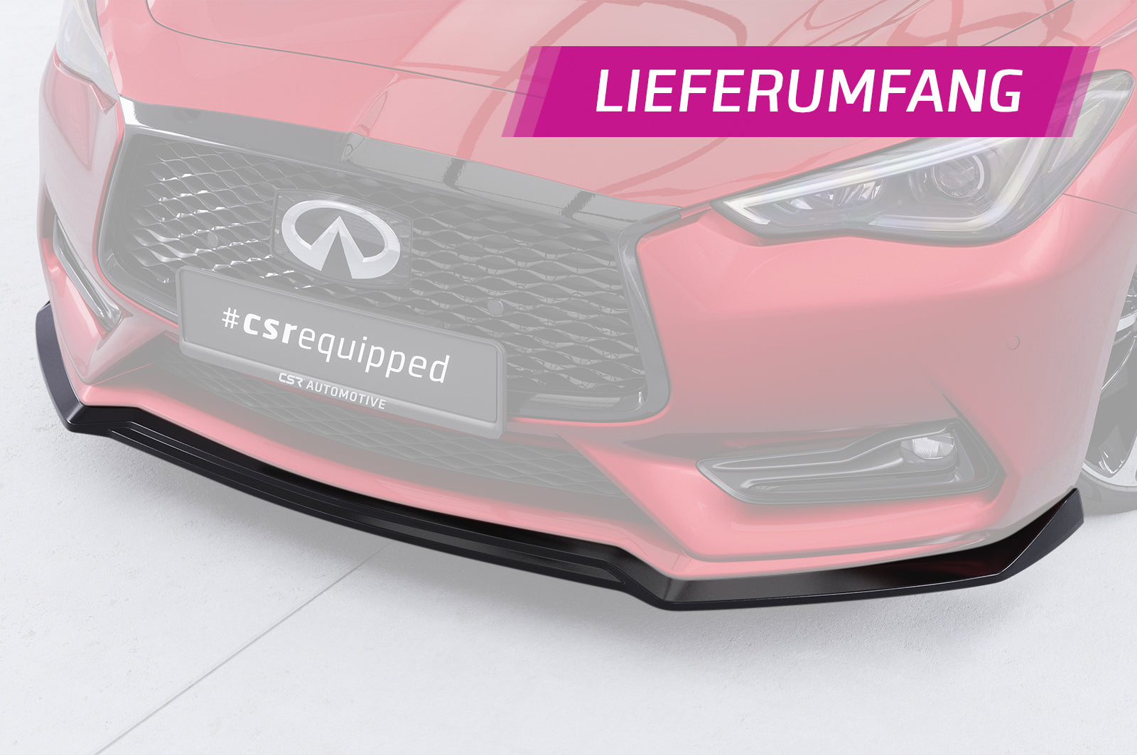 CSR Frontspoiler | Cup-Spoilerlippe mit ABE für Infiniti Q60 CSL754
