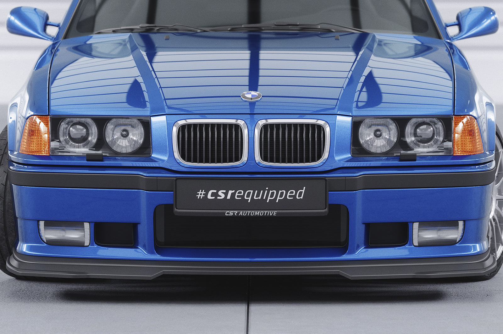 CSR Frontspoiler | Cup-Spoilerlippe mit ABE für BMW 3er E36 CSL755-L Unlackiert roh (Lackierung erforderlich)