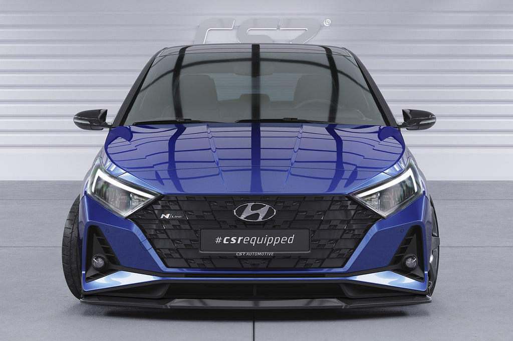 CSR Frontspoiler | Cup-Spoilerlippe mit ABE für Hyundai I20 (BC3) N / N-Line CSL756-L Unlackiert roh (Lackierung erforderlich)