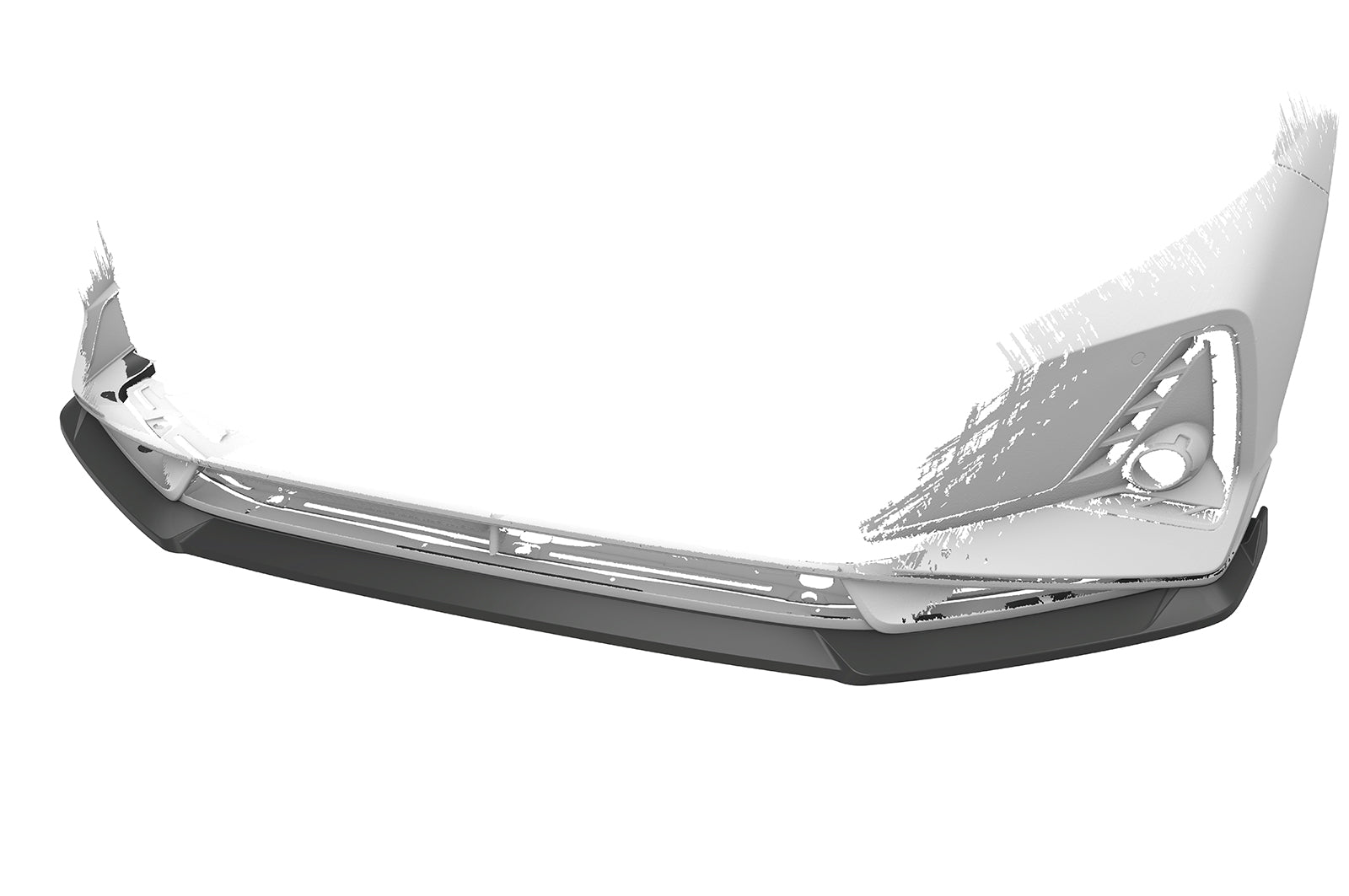 CSR Frontspoiler | Cup-Spoilerlippe mit ABE für Hyundai I20 (BC3) N / N-Line CSL756-G Glossy schwarz Hochglanz (keine Lackierung erforderlich)