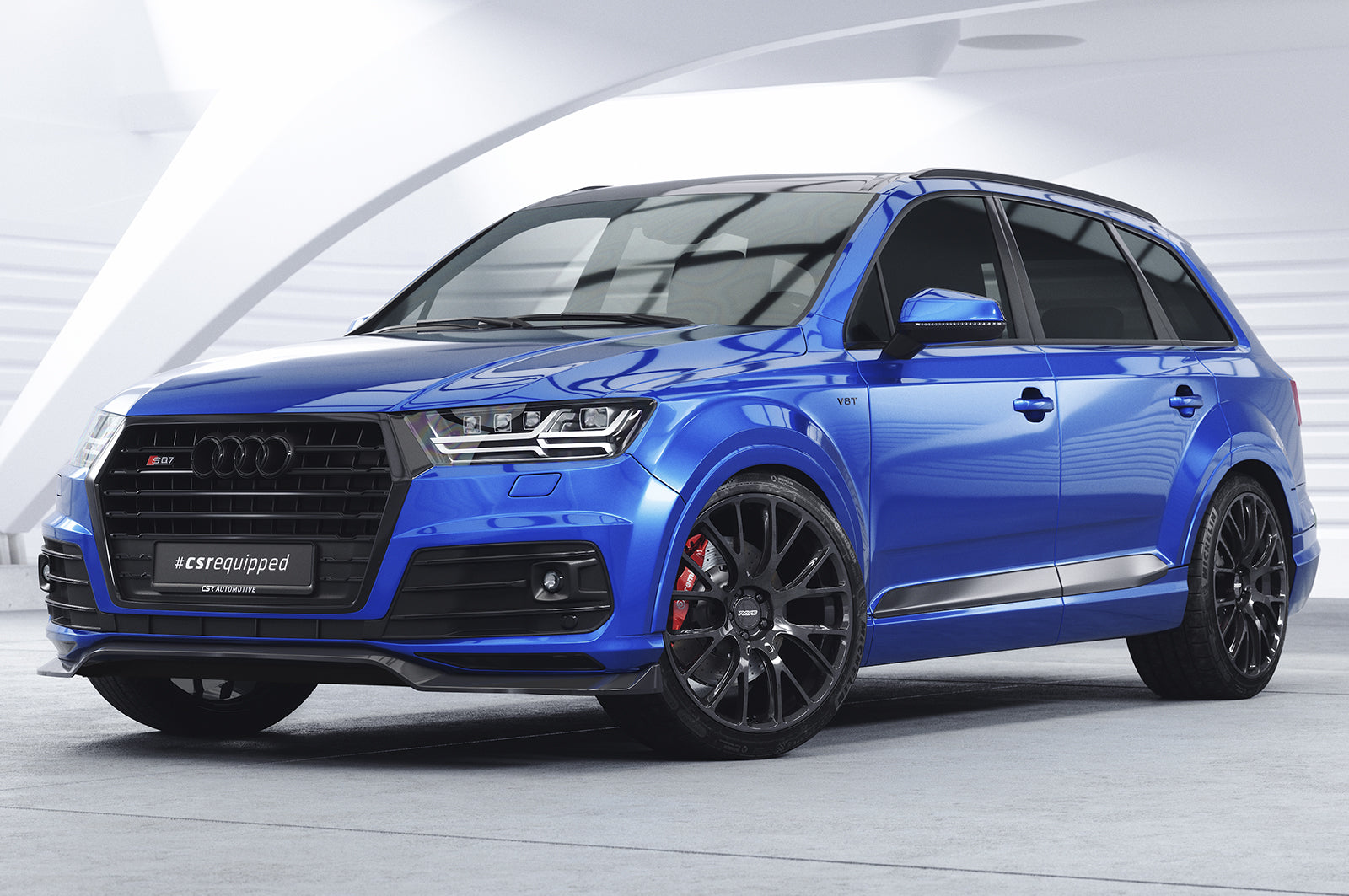 CSR Frontspoiler | Cup-Spoilerlippe mit ABE für Audi Q7 (4M) S-Line / SQ7 (4M) CSL758