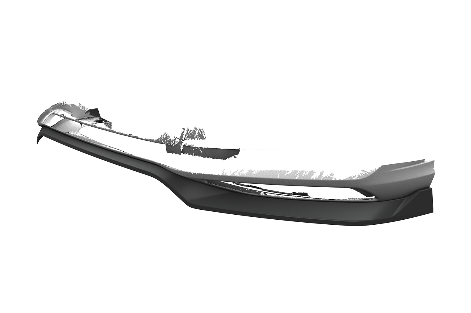 CSR Frontspoiler | Cup-Spoilerlippe mit ABE für Audi Q7 (4M) S-Line / SQ7 (4M) CSL758-S Strukturiert schwarz matt (keine Lackierung erforderlich)