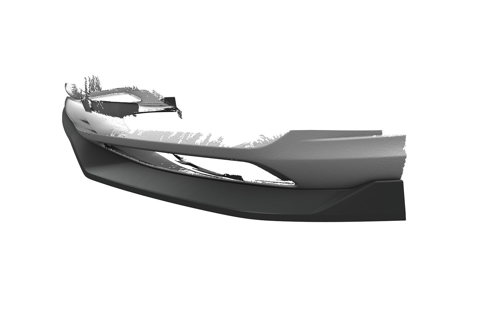 CSR Frontspoiler | Cup-Spoilerlippe mit ABE für Audi Q7 (4M) S-Line / SQ7 (4M) CSL758-C Carbon Look Hochglanz (keine Lackierung erforderlich)