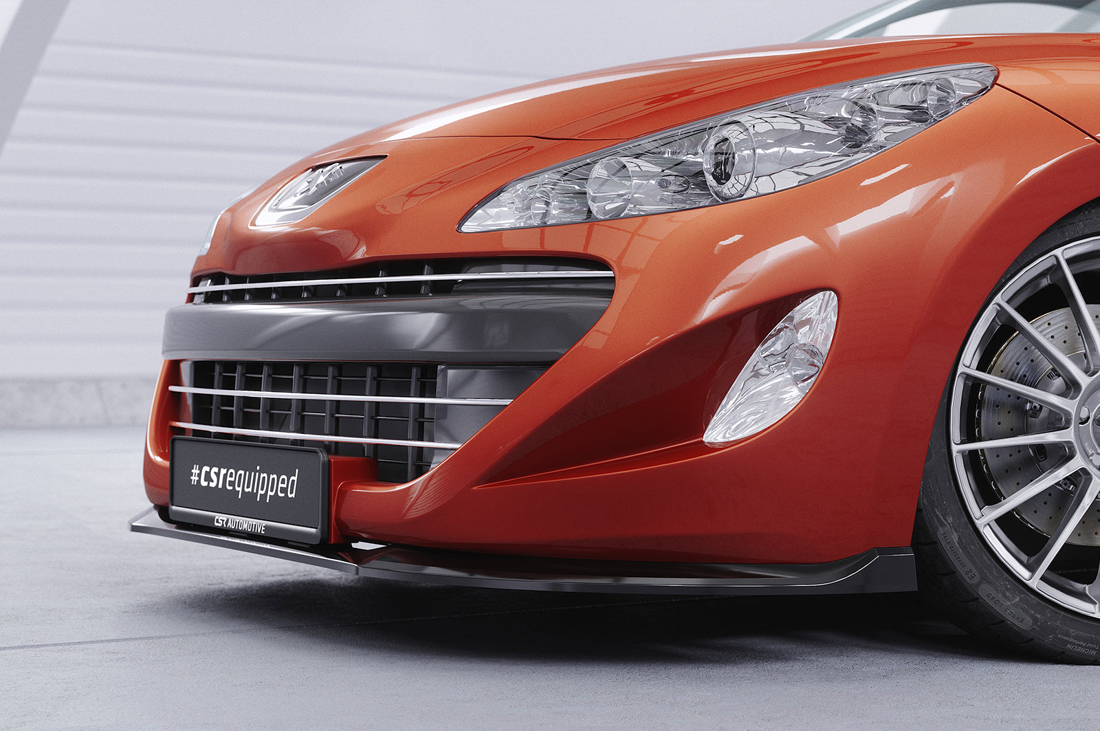 CSR Frontspoiler | Cup-Spoilerlippe mit ABE für Peugeot RCZ CSL761