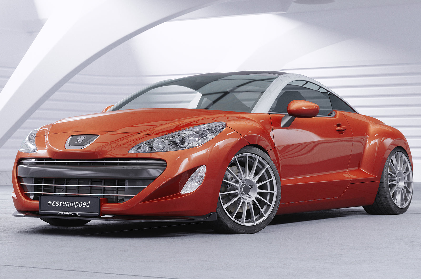 CSR Frontspoiler | Cup-Spoilerlippe mit ABE für Peugeot RCZ CSL761